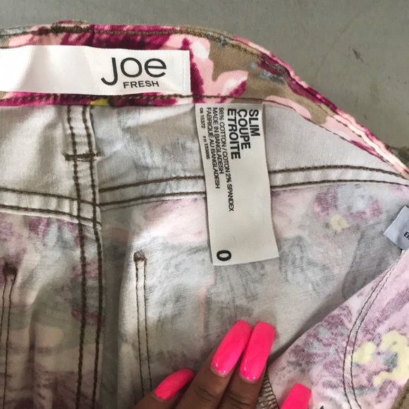 FLORAL PANTS - joe fresh - Picture 4 of 4